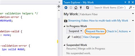 pull requests in tfvc are similar to git